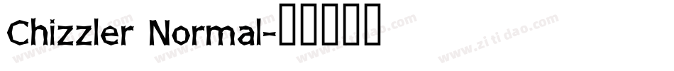 Chizzler Normal字体转换